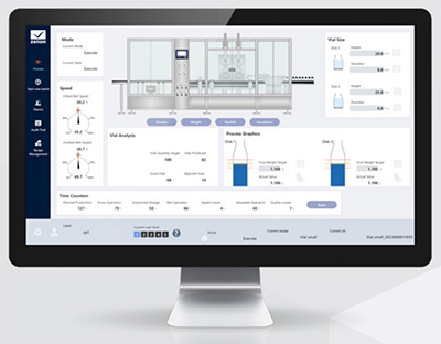 Pharma HMI Demo im Web Visualization Service von COPA-DATA