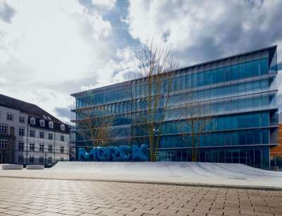 Innovation Center auf dem Gelände der Konzernzentrale in Darmstadt, Deutschland