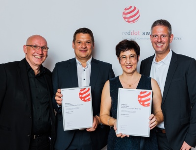 Verliehen wurde der Red Dot Award am 28. Oktober 2022 in Berlin