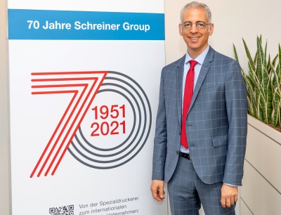 Roland Schreiner, Geschäftsführer in der dritten Generation, würdigt das 70-jährige Jubiläum der Schreiner Group mit zahlreichen Aktionen
