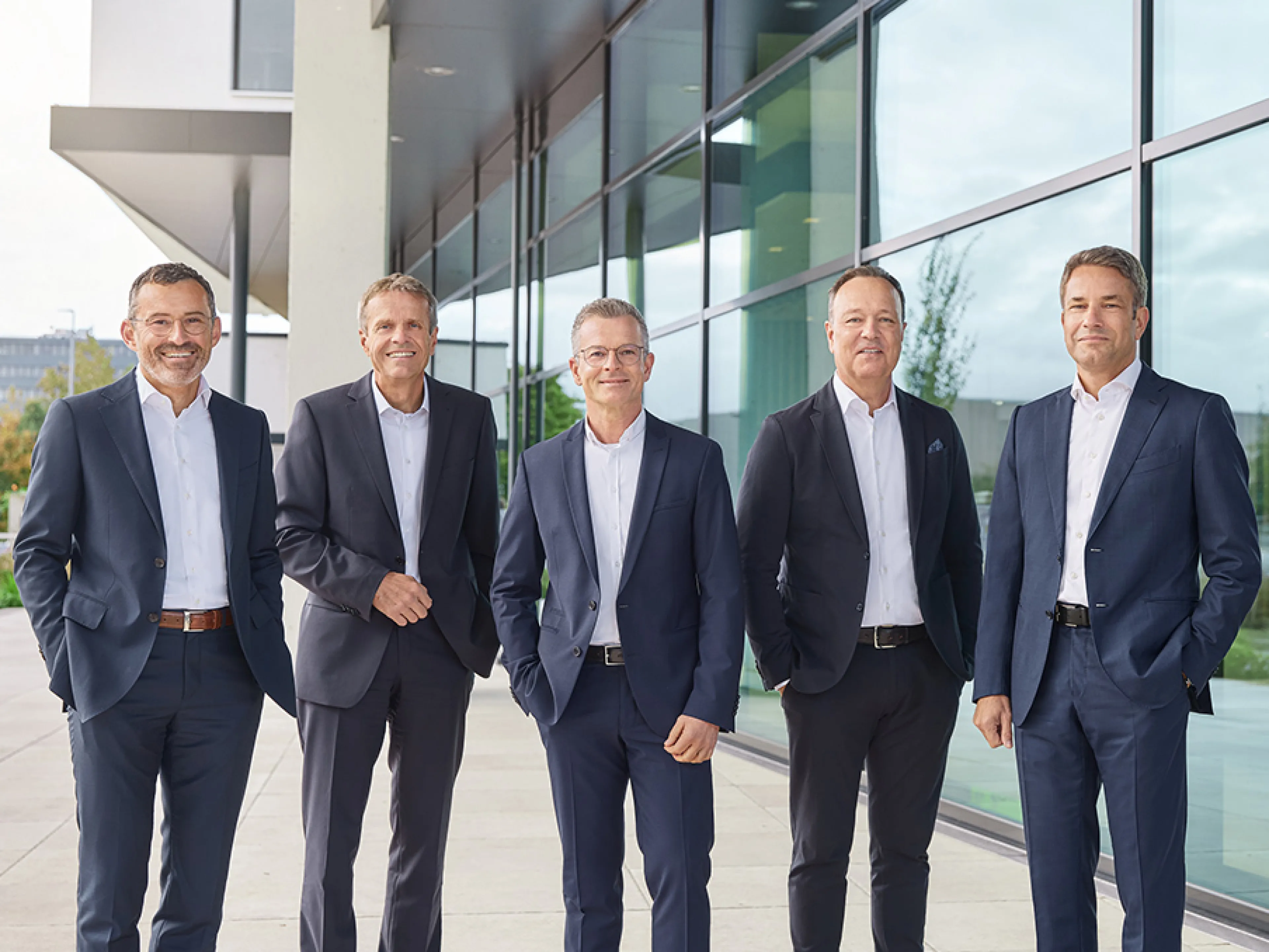 Das neue Vetter-Führungsteam ab 01. Januar 2025: Titus Ottinger, Thomas Otto, Henryk Badack, Peter Sölkner, Carsten Press