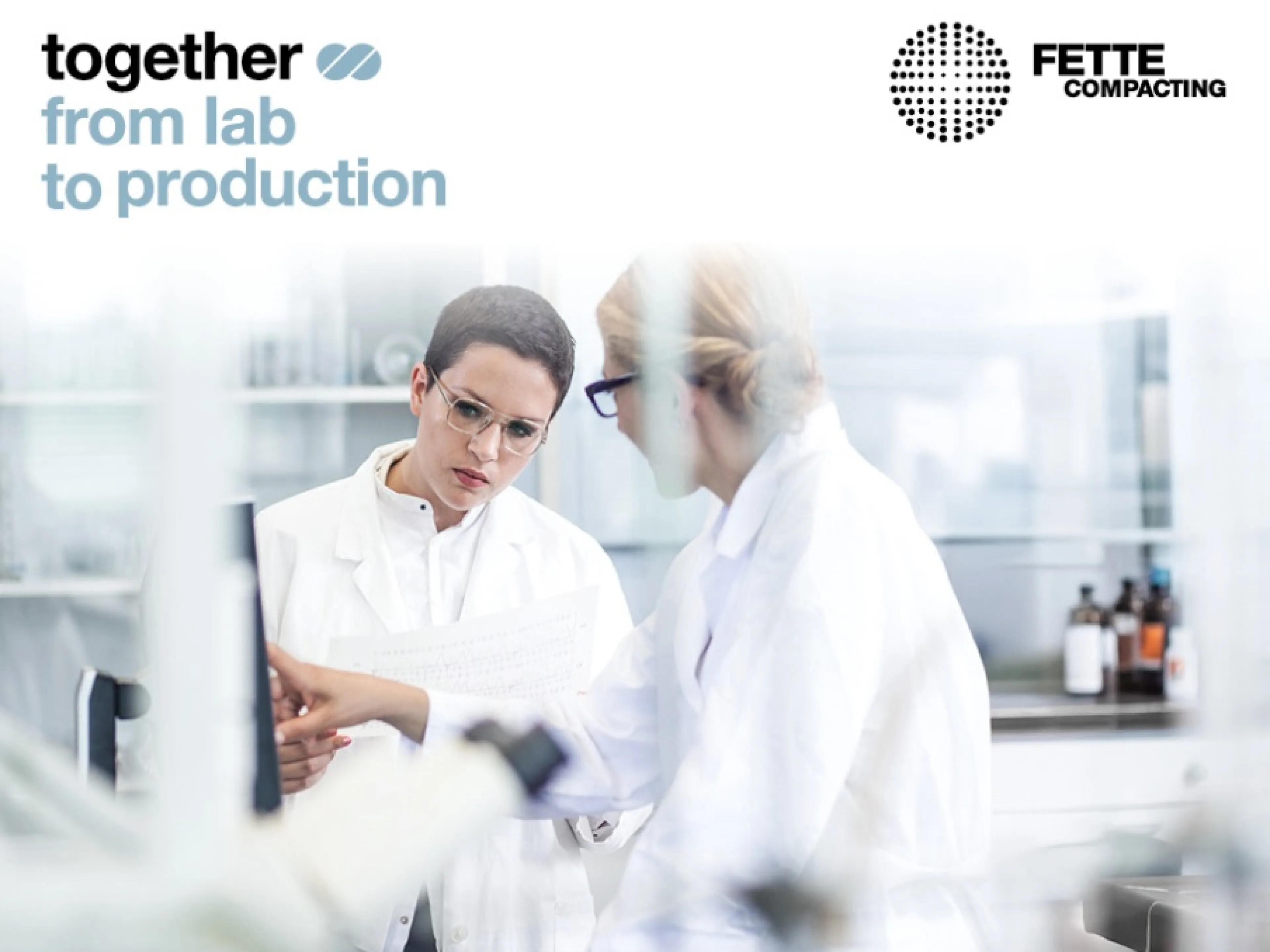 Die ganzheitliche Prozesspartnerschaft mit Fette Compacting beginnt bereits bei der frühen Formulierungsentwicklung und reicht bis zur Prozessoptimierung in der laufenden Produktion.