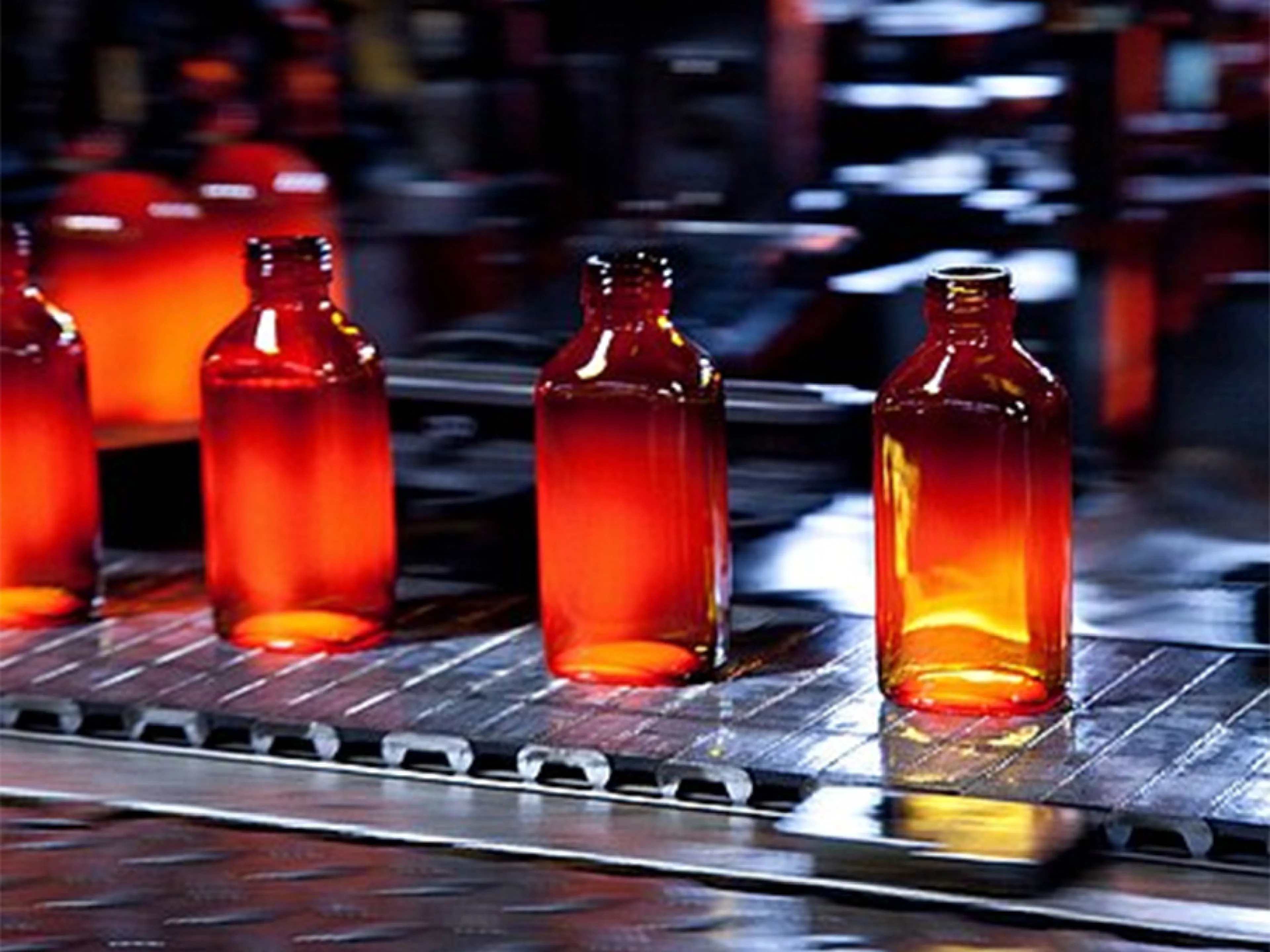 Glasproduktion im Bereich Moulded-Glass bei Gerresheimer