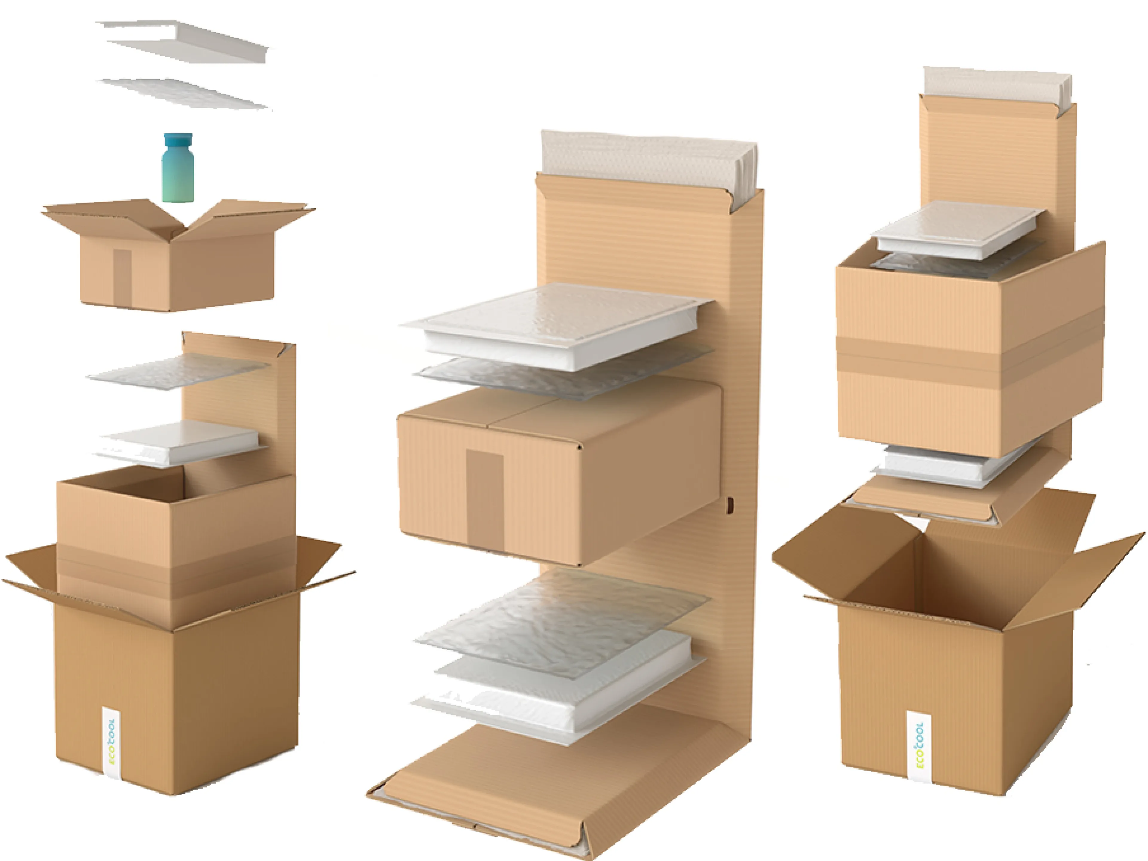 Die neue Pharma-Transportbox von Ecocool sorgt für die Einhaltung der Solltemperatur von zwei bis acht Grad Celsius bis zu 48 Stunden lang