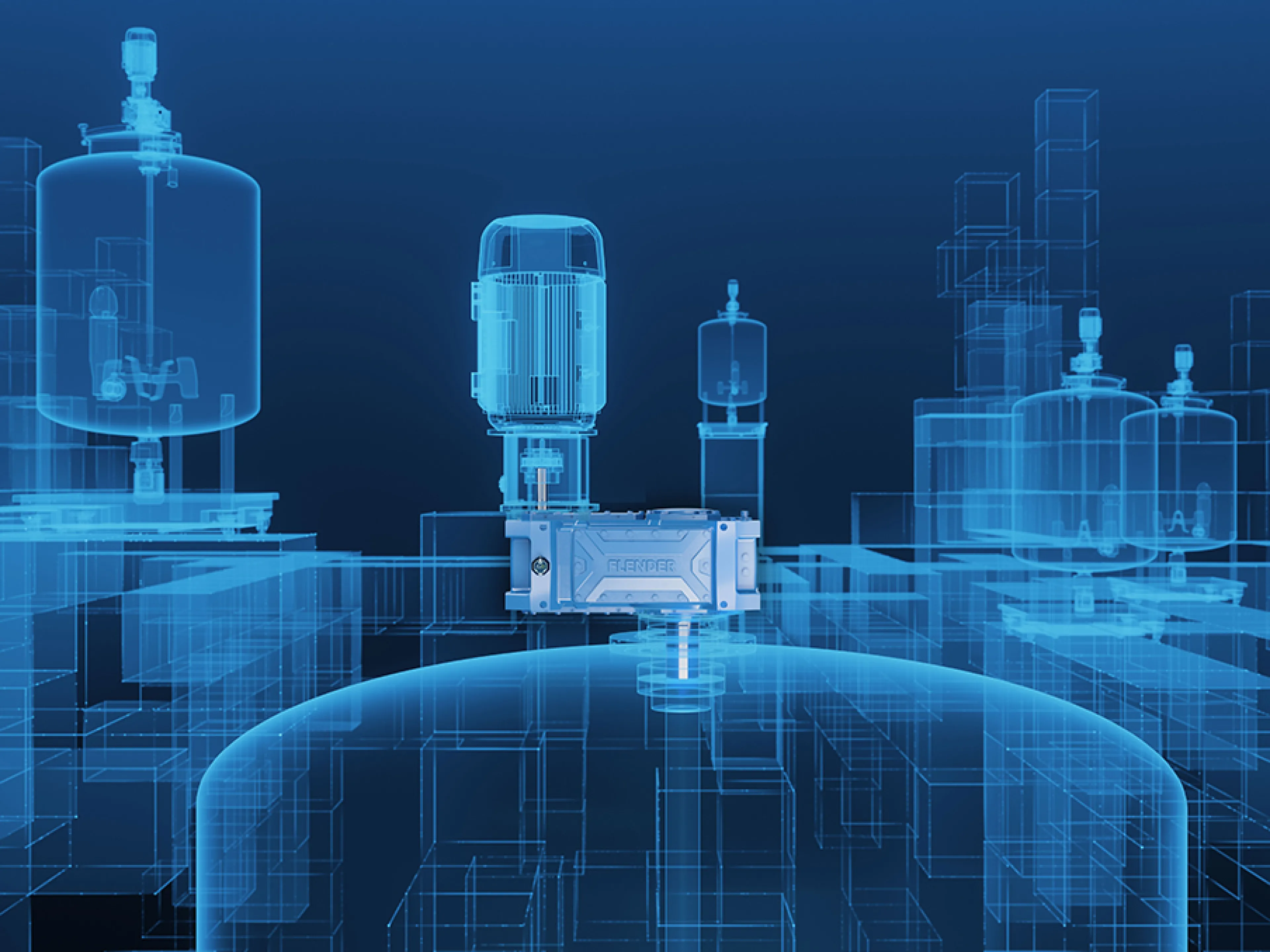 Neue Anwendungen, die zuvor mit der Antriebstechnik-Plattform nicht bedient werden konnten, darunter Rührwerke und Mischer in der chemischen, Lebensmittel- und Pharmaindustrie