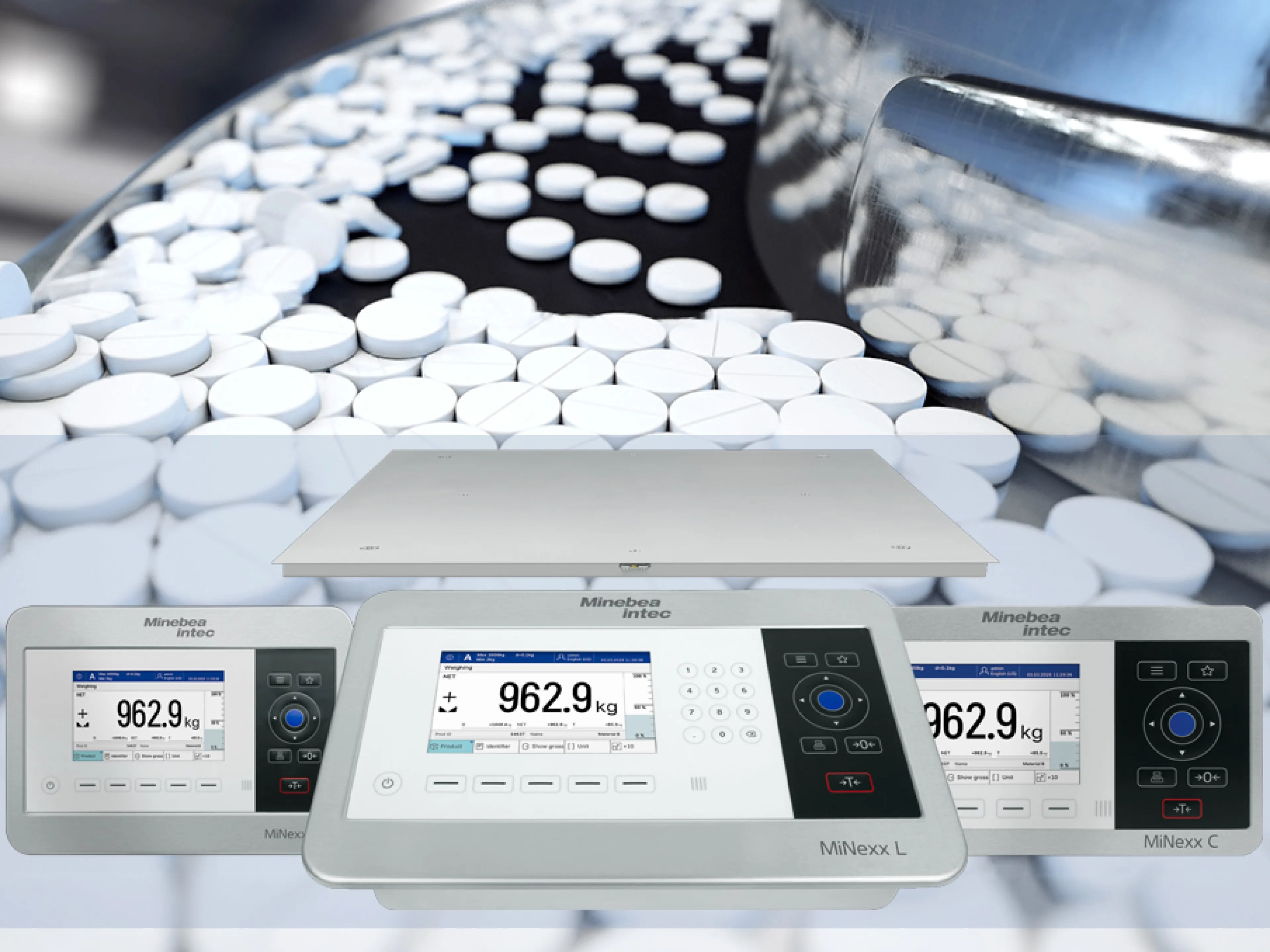 GMP: Rückverfolgbarkeit, Dokumentation und präzise Wägeprozesse sind essentiell in der streng regulierten Pharmaindustrie. Die neuen Wägeindikatoren bieten flexible und passgenaue Lösungen für einfaches Wiegen, präzises Stückzählen, exaktes Abfüllen oder zuverlässige Füllmengenkontrolle