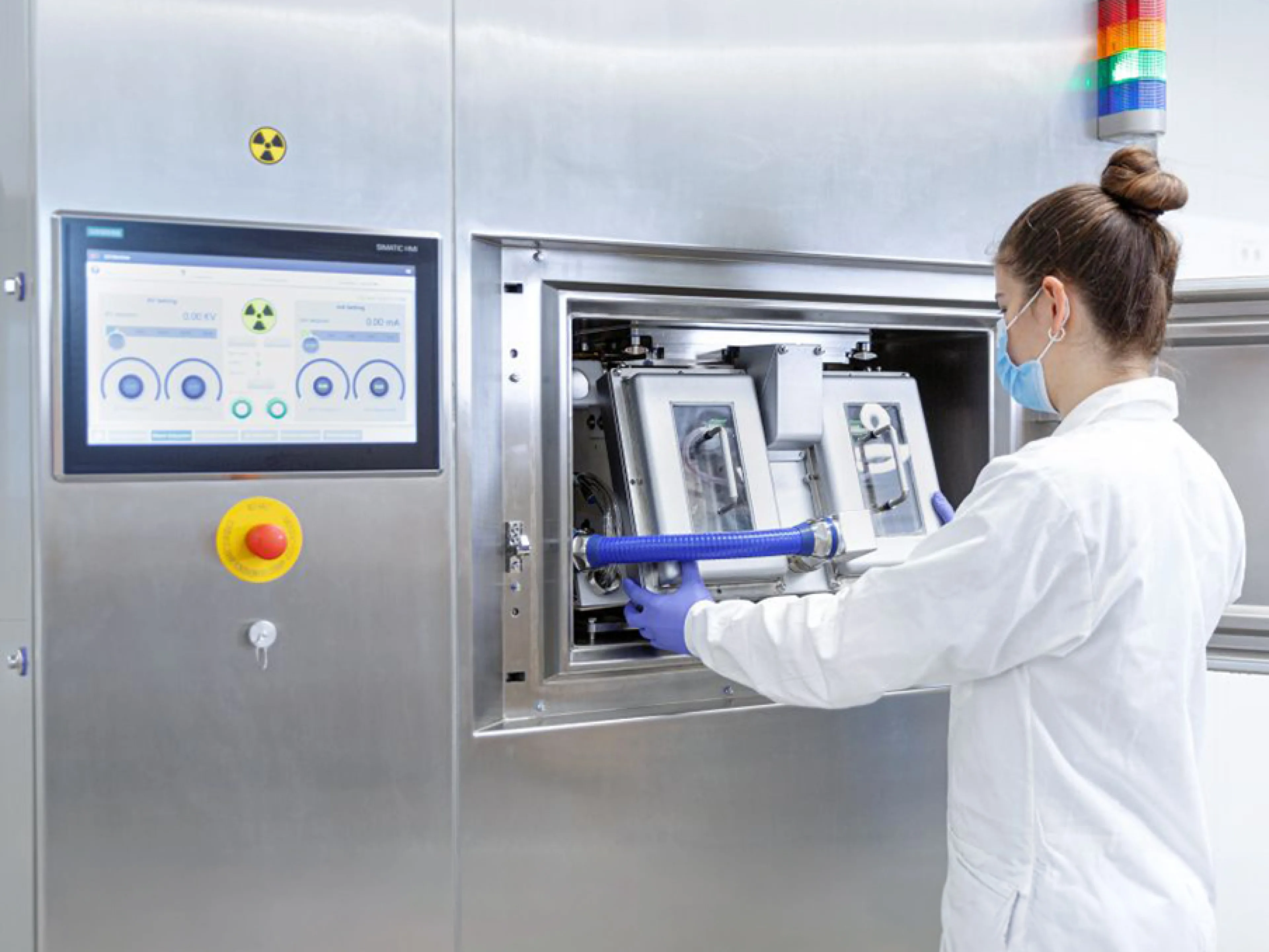 Impfstoffproduktion: Impfstoff-Plattform „eFIT“ basierend auf „LEEI“-Technologie mit offener Bestrahlungskammer