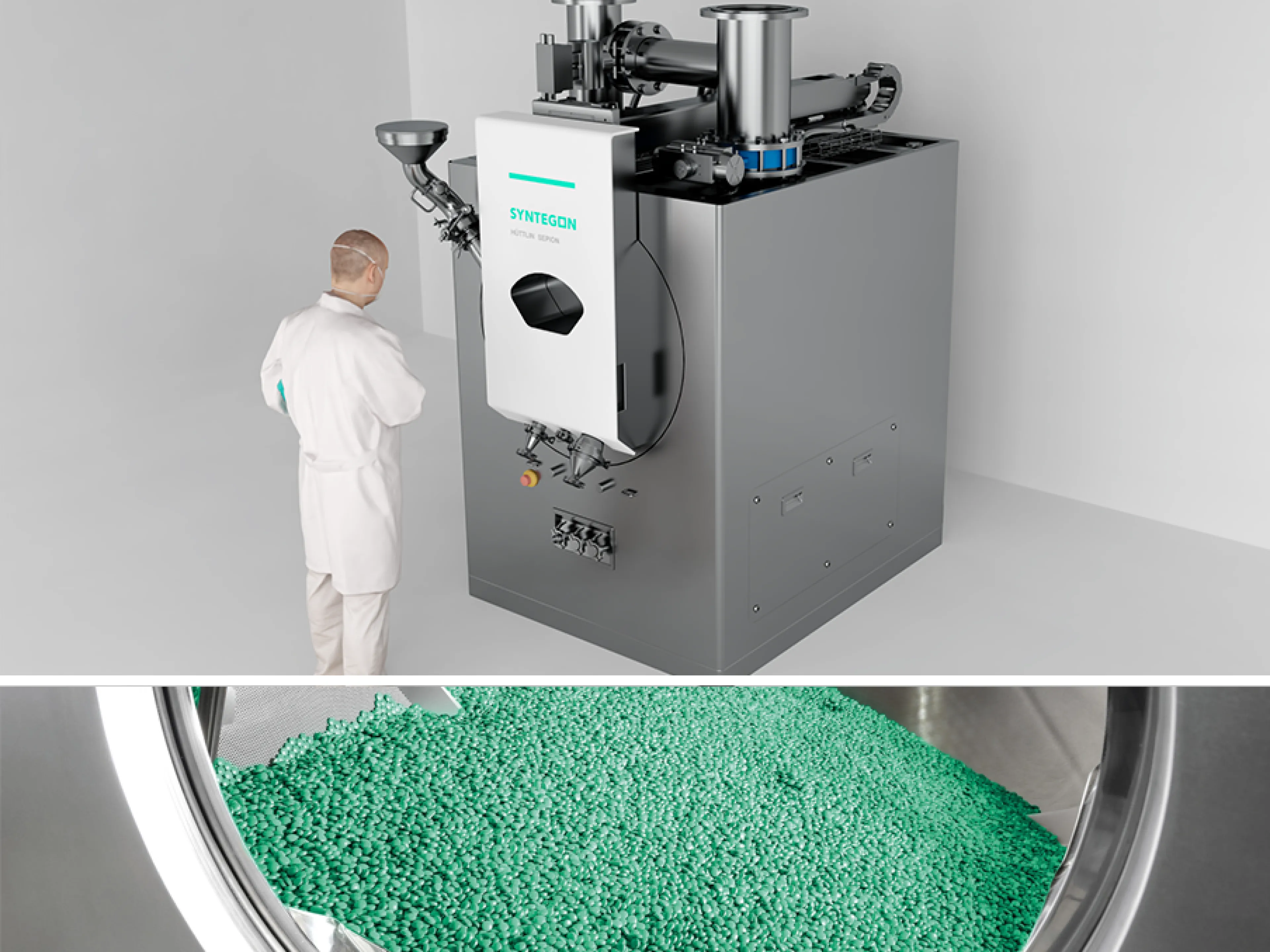 Der neue Tabletten-Coater von Syntegon für den Pilotmaßstab unterstützt pharmazeutische Hersteller bei Entwicklung und Scale-up. Das System verarbeitet Chargengrößen von zehn bis 100 Prozent des maximalen Arbeitsvolumens