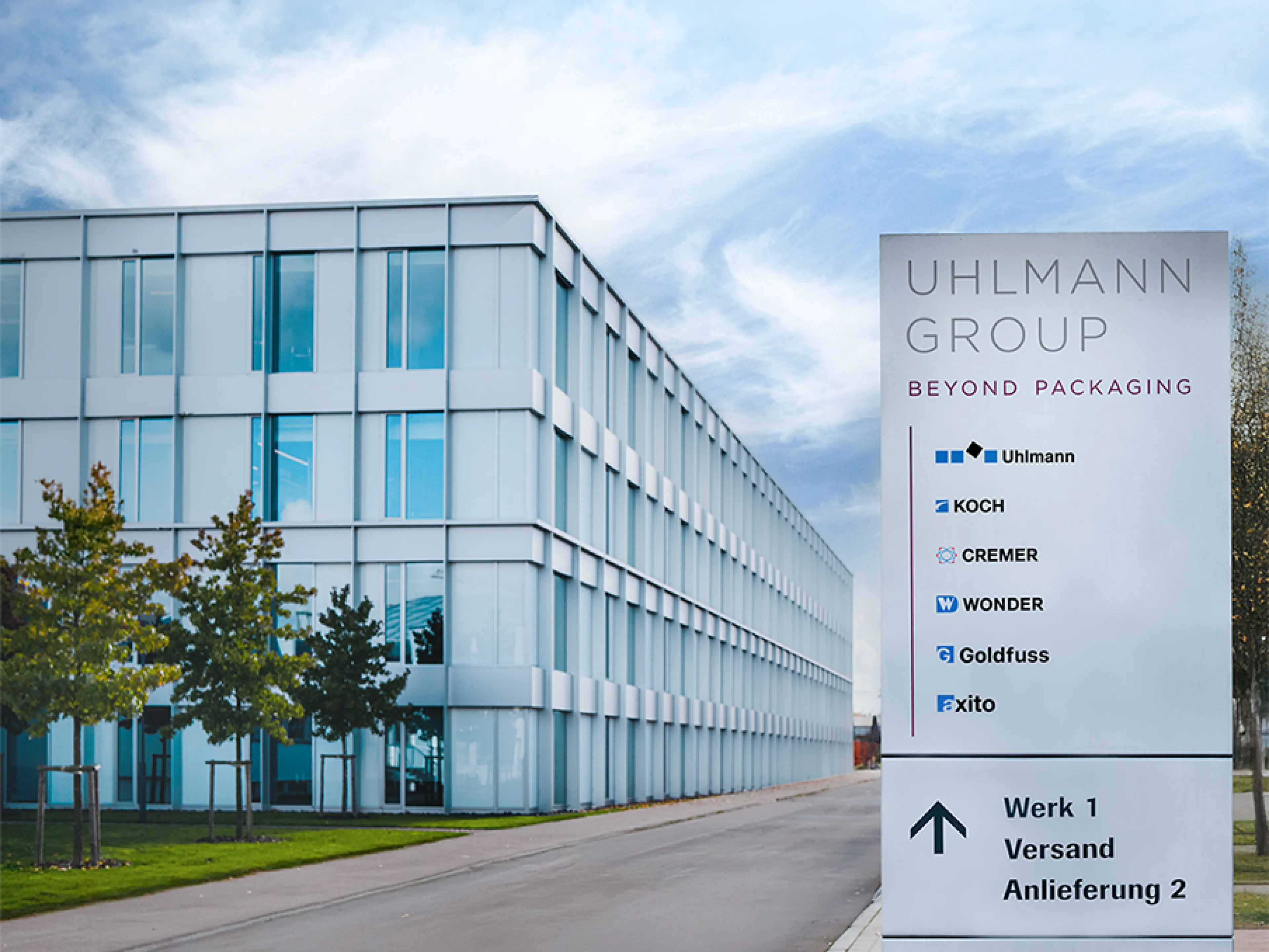 Unternehmenszentrale von Uhlmann in Laupheim