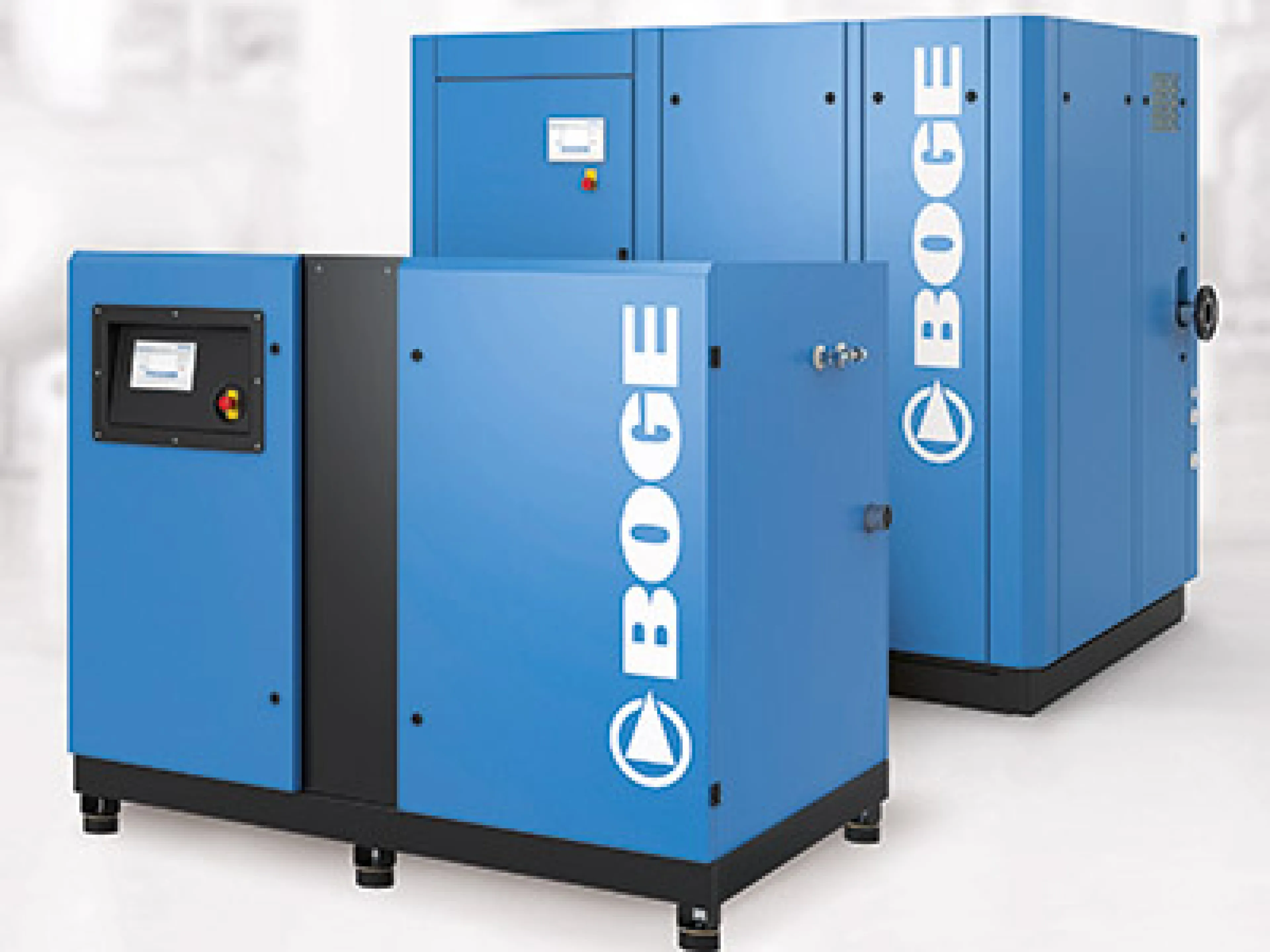 Die Schraubenkompressor S-4-Modelle sind mit leistungsstarken IE4-Motoren und Permanentmagnetmotoren ausgestattet und können auch in Umgebungen mit extremen Temperaturen über 45 Grad Celsius betrieben werden