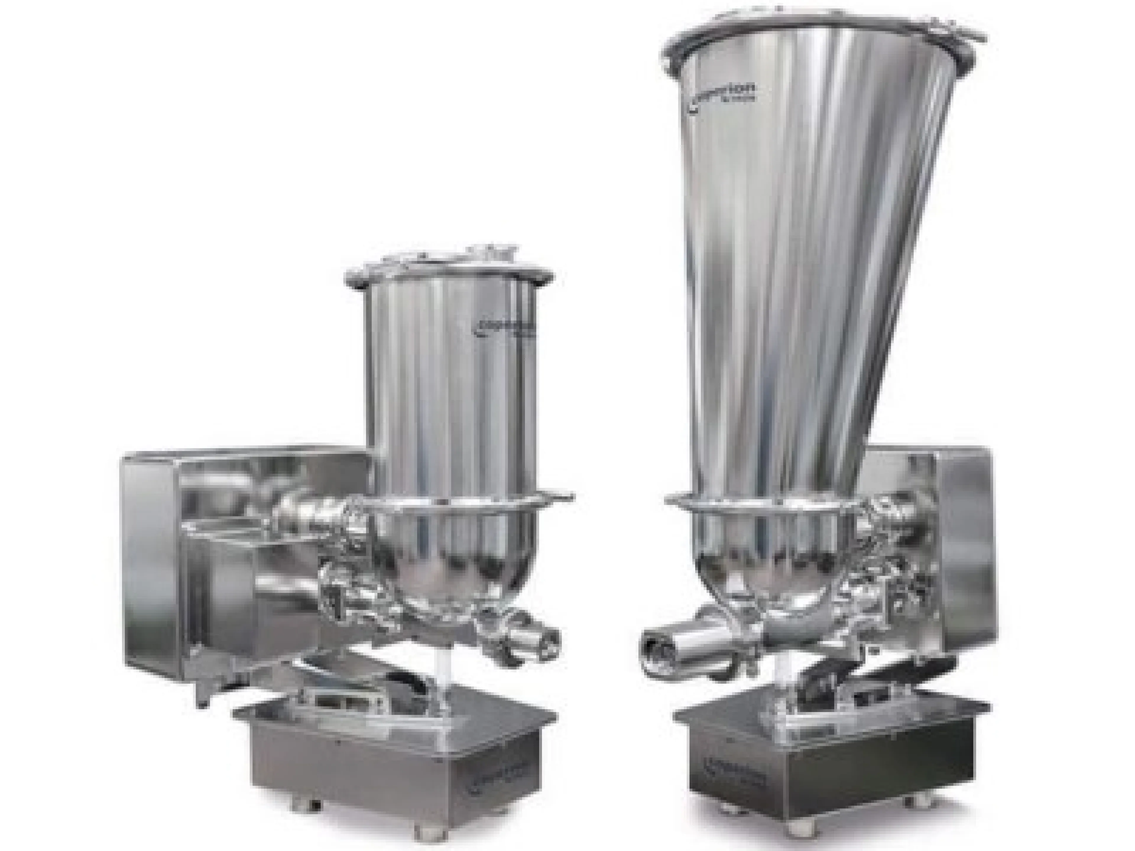 Coperion K-Trons neue QT20 und QT35 Dosierer mit neugestalteter trapezförmiger Bauform