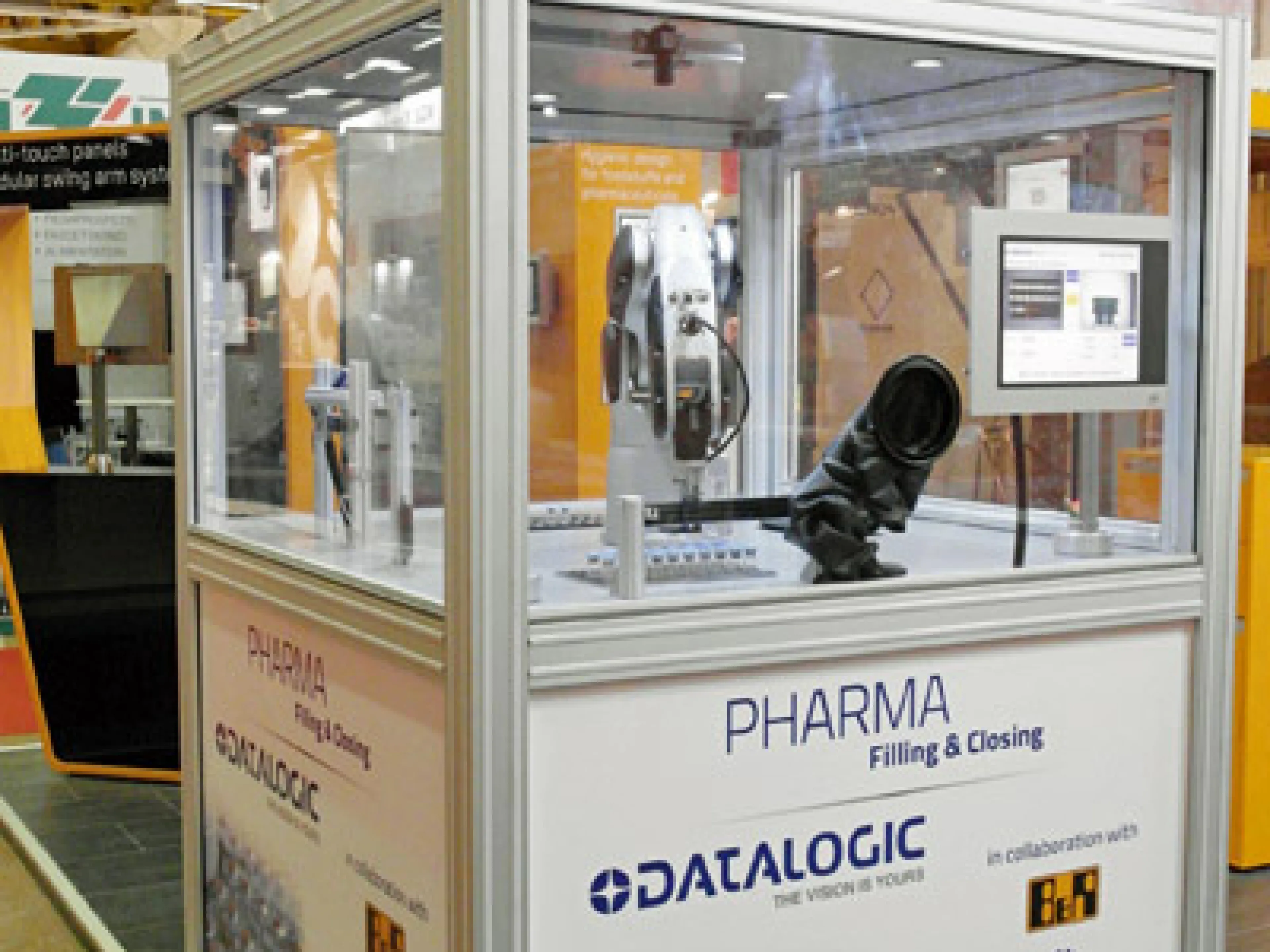 Roboterapplikation für die pharmazeutische Verarbeitung Datalogic