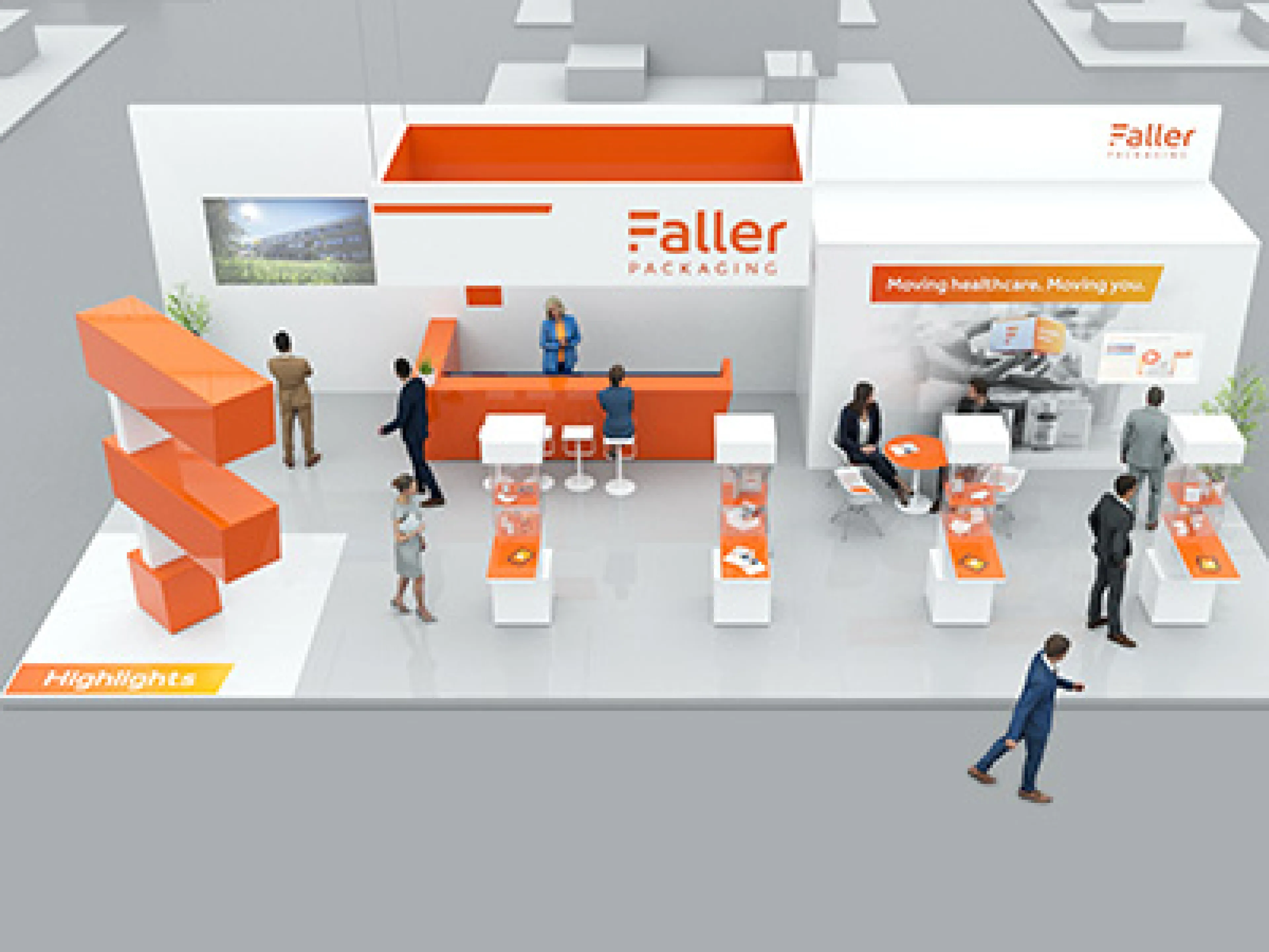Verpackungsspezialist Faller Packaging hat für seine Kunden einen virtuellen Messestand entwickelt.