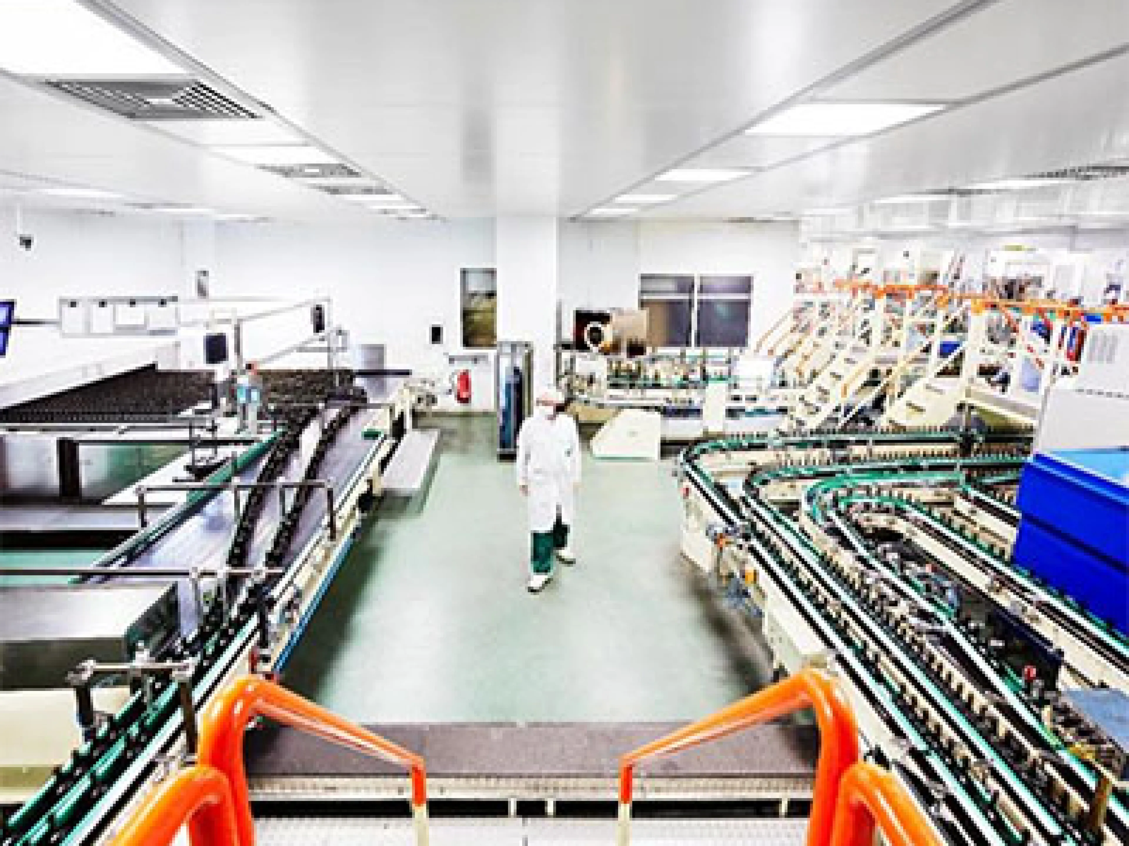 Gerresheimer Typ II-Glas Produktion Reinraum