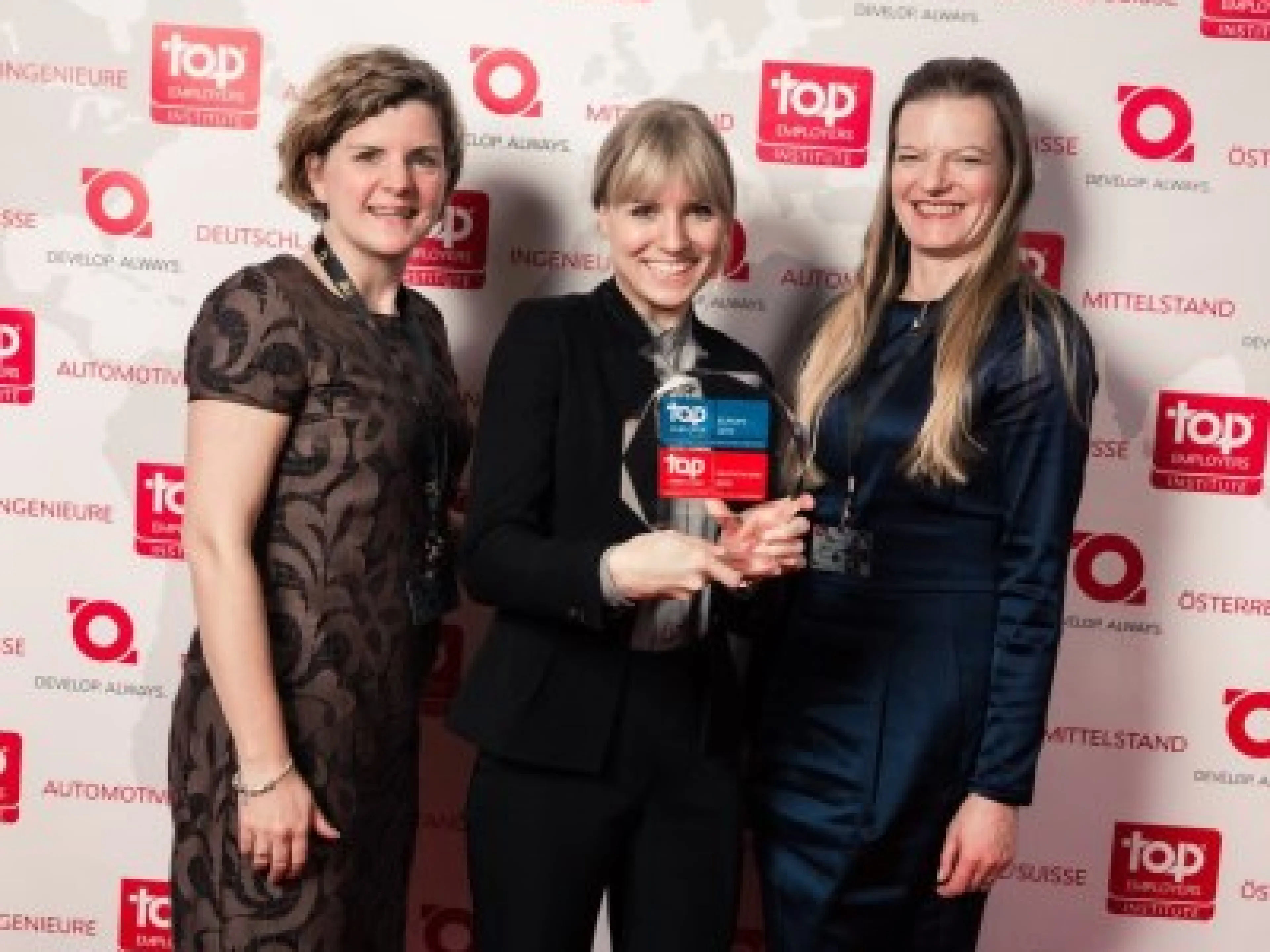 Arbeitgeber-Siegel „Top Employers Europe 2015” und „Top Arbeitgeber Deutschland 2015“