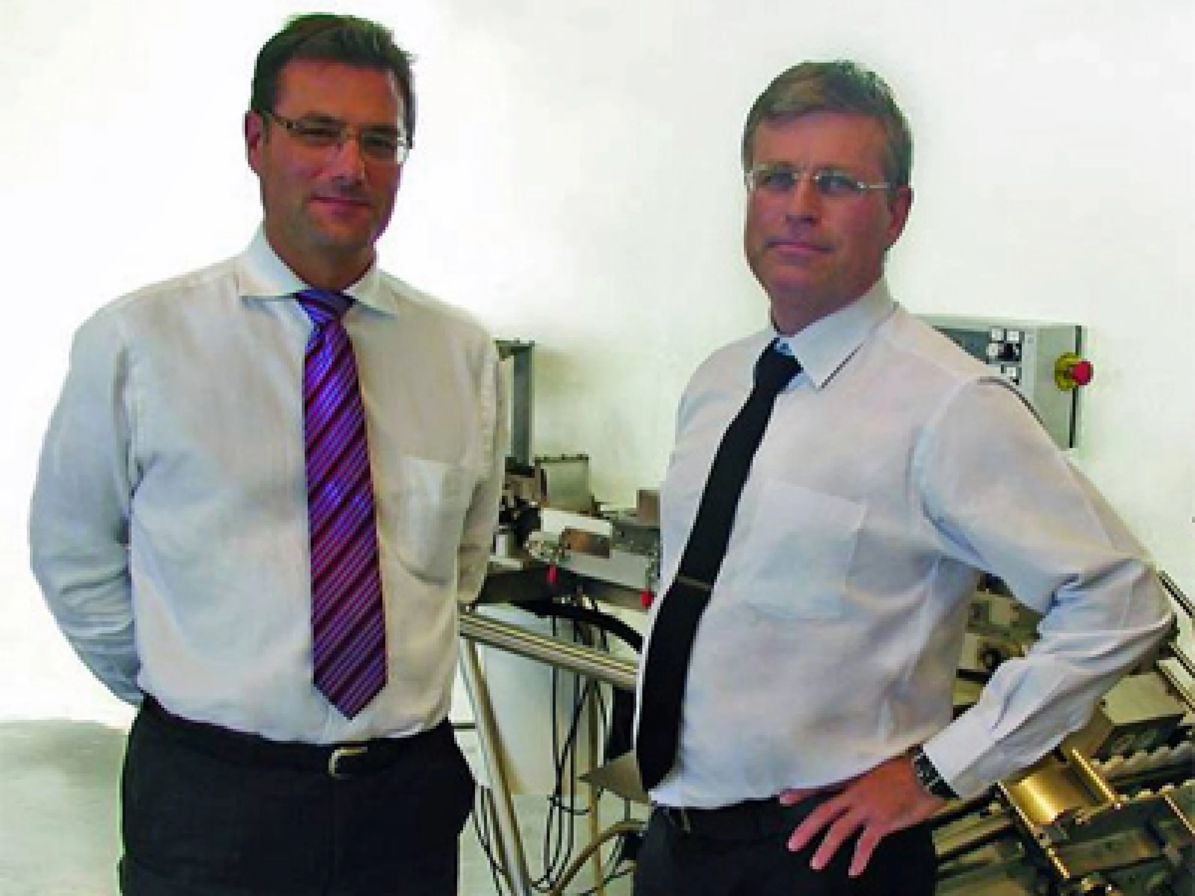 Paulo Alexandre von Romaco und Peter Jocic von Medipac AB