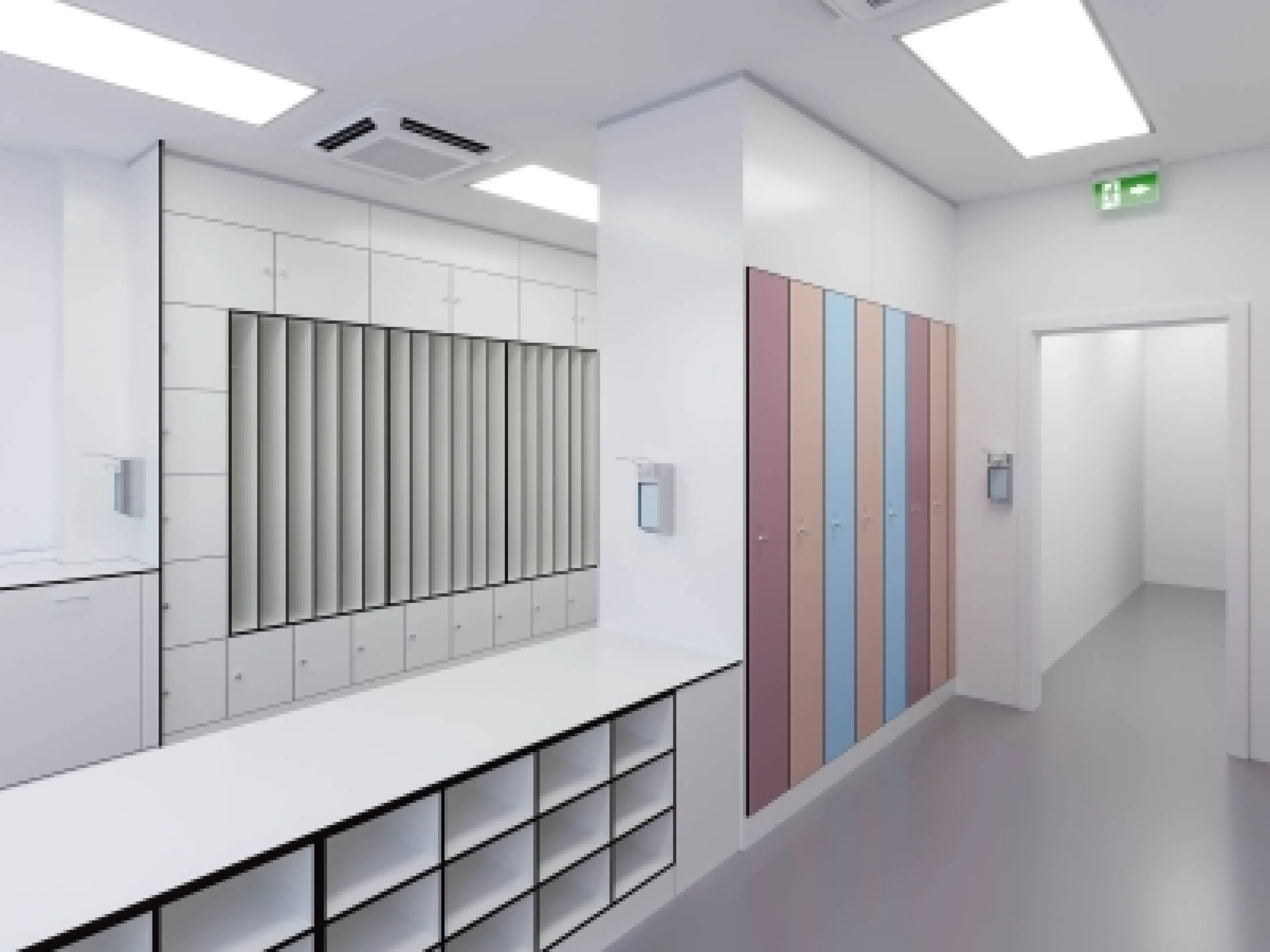 Hygiene trifft individuelles Design: Eine große Auswahl an Farben und Formen ermöglichen eine bedarfsgerechte Abstimmung