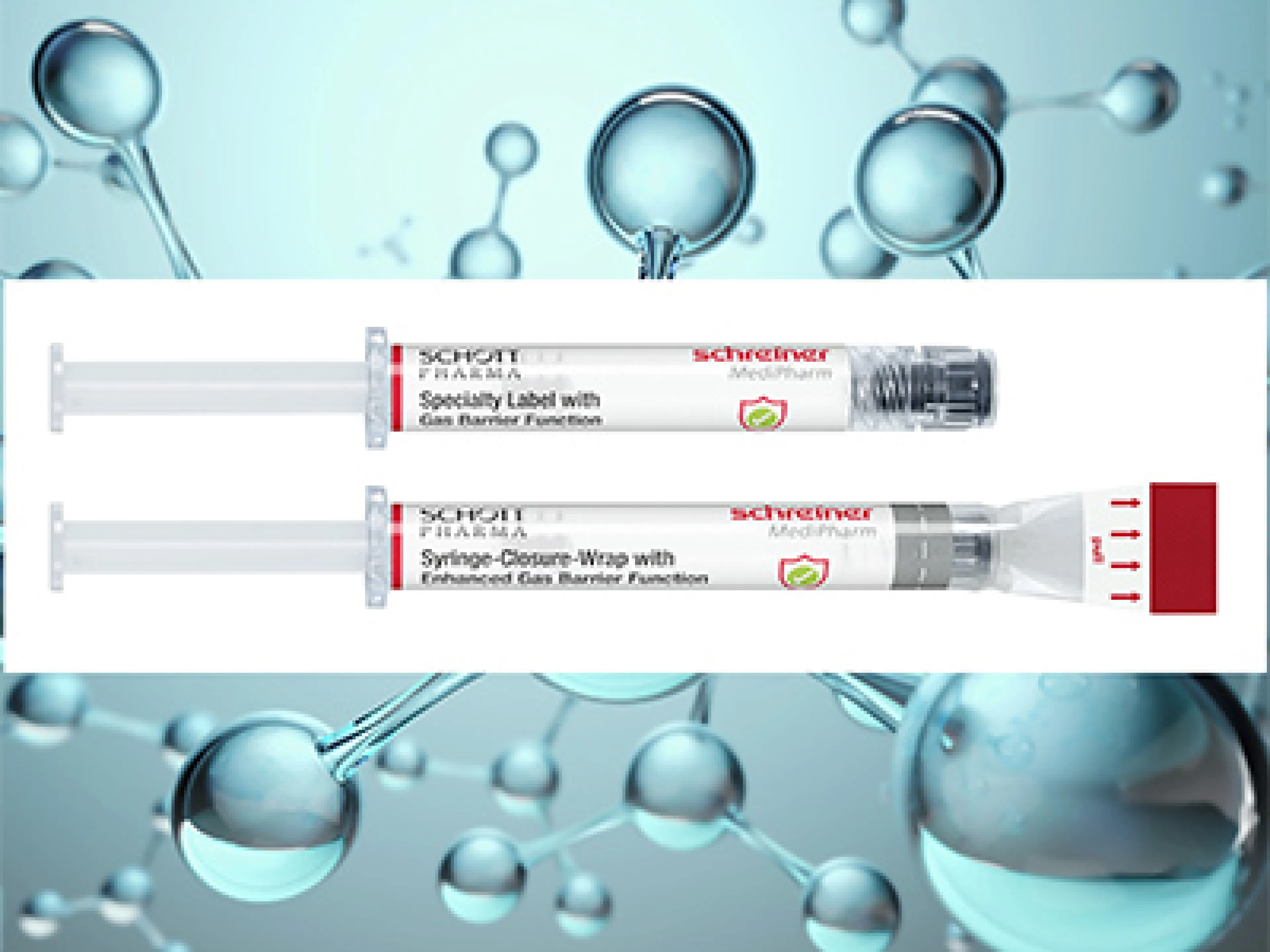 Die Labels mit Gasbarriere-Funktion können die Sauerstoffdiffusion in COC-Spritzen signifikant verringern