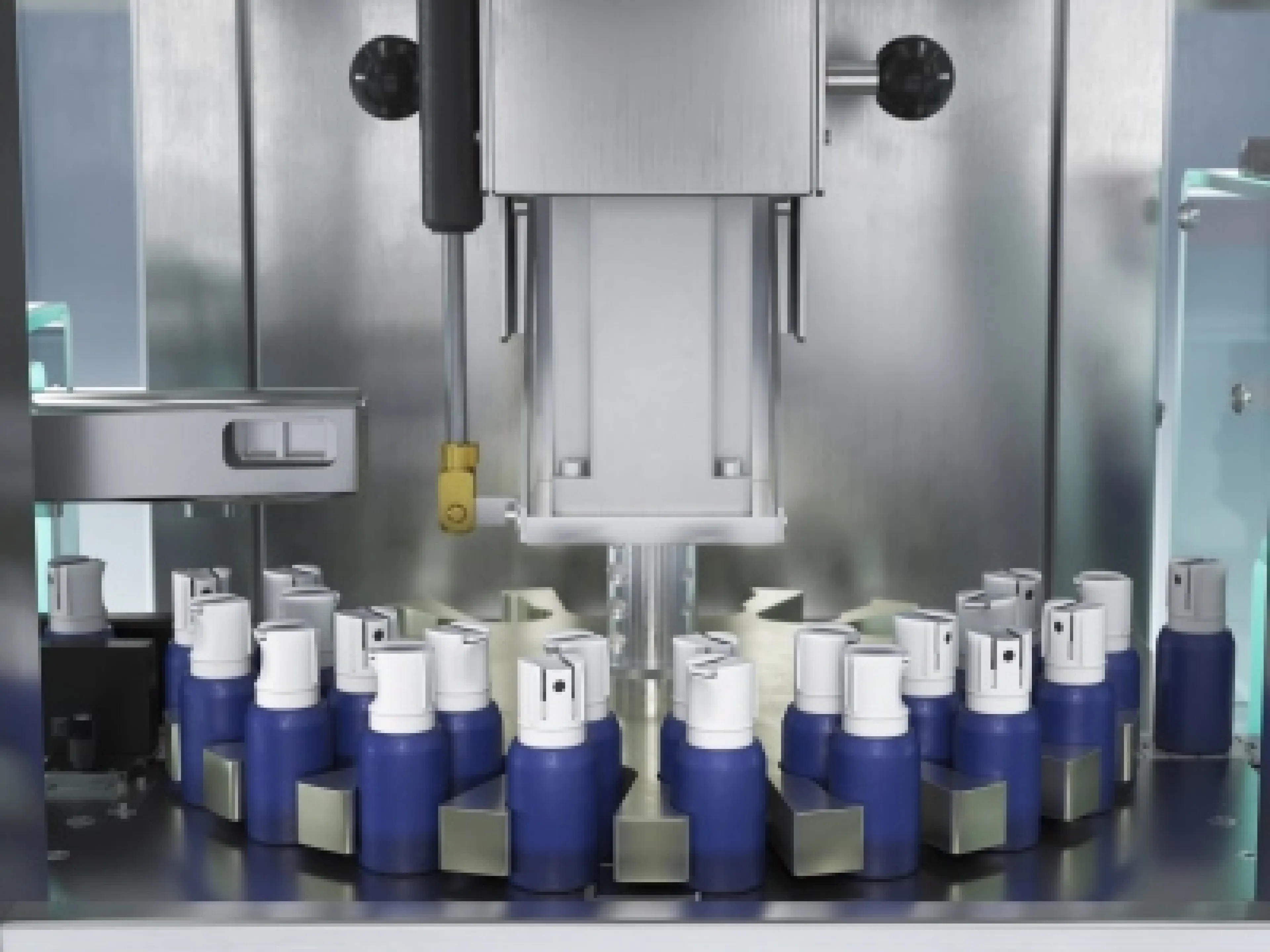 Die Starweigh Kontrollwaage sichert mittels maßgeschneiderter Sternräder einen stabilen Produkttransfer