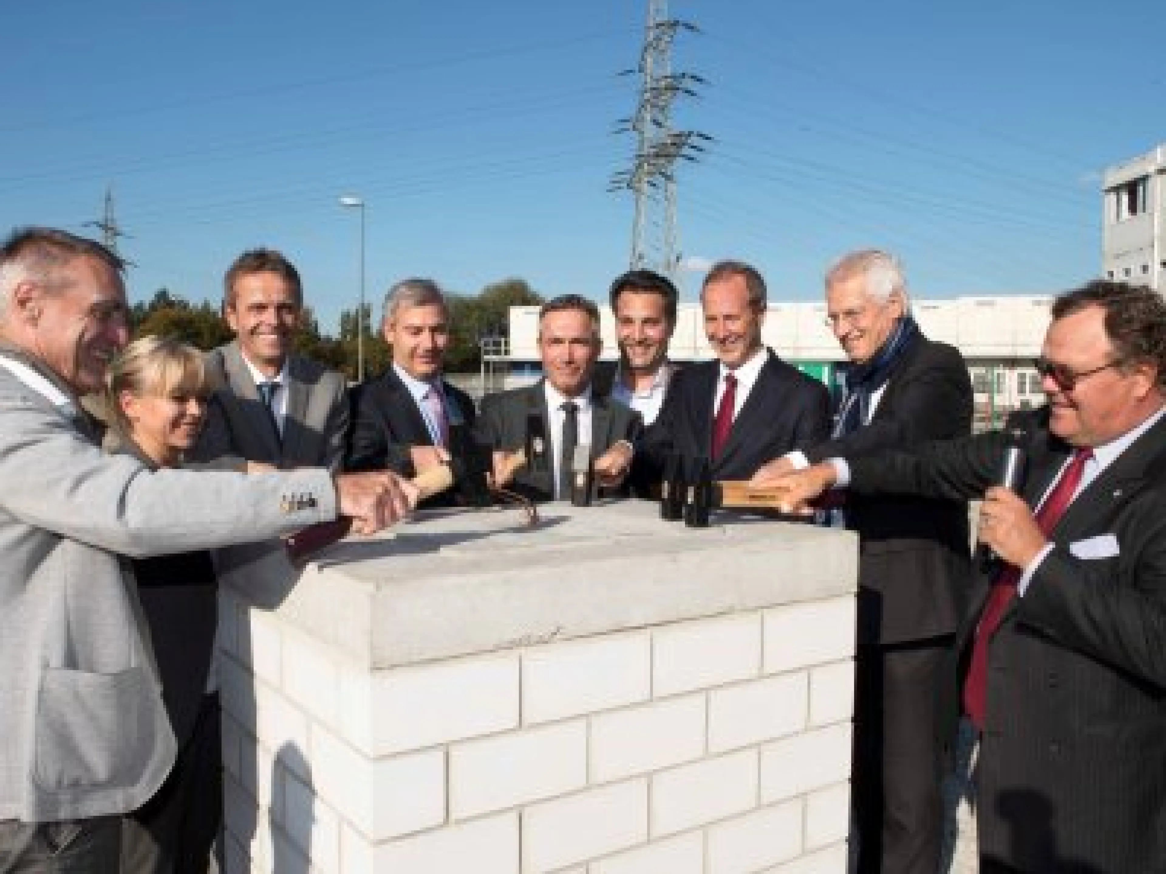 Feierliche Grundsteinlegung am Ravensburger Vetter-Standort