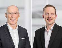 Thomas Heckner (COO), links, und Alexander Herb (CFO) ergänzen die Geschäftsführung von Harro Höfliger seit Anfang April.