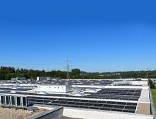 Solaranlage bei Movianto in Neunkirchen