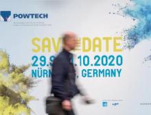 Die nächste Powtech findet vom 29. September bis 1. Oktober 2020 im Messezentrum Nürnberg statt