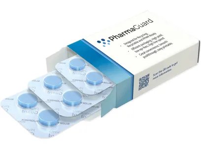 Die Blisterverpackung Pharmaguard wurde zum vierten Mal ausgezeichnet, Bild: Südpack Medica Die Blisterverpackung Pharmaguard wurde zum vierten Mal ausgezeichnet