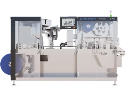 Neue Blistermaschine feiert auf den PCI Days in Warschau Premiere, Bild: Romaco Noack Blistermaschine N 760 von Romaco Noack