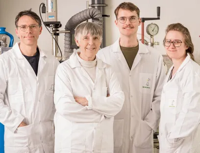 Innoverda-Team im Labor
