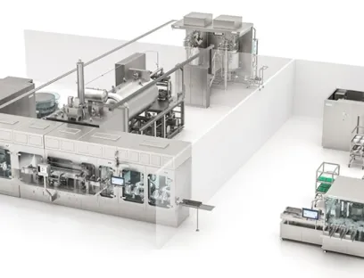 Nahtlos integrierte Vial-Linie von Syntegon.