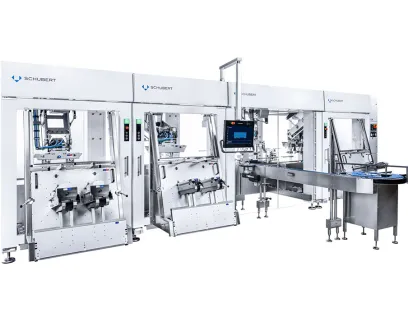 Modulare Verpackungslösungen: TLM-Kartonierer für Vials im Hygienic Design