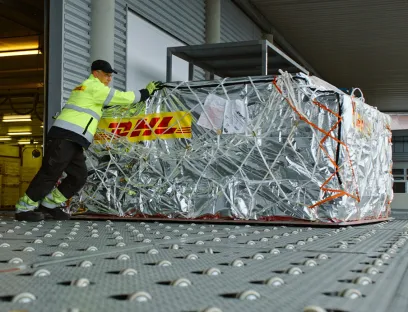  End-to-End-Kühlkettenlösungen von DHL zwischen Brüssel und Cincinnati
