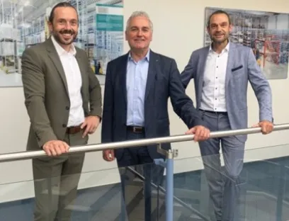 Neuorganisation der Geschäftsführung bei Bito-Lagertechnik Bittmann (v.l.n.r.): Uwe Sponheimer (CSO), Winfried Schmuck (CEO) und Dominik Freyland-Mahling (COO), Bild: Bito-Lagertechnik Neuorganisation der Geschäftsführung bei Bito-Lagertechnik Bittmann