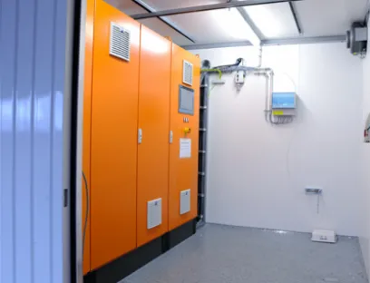 Ammoniakkälteanlage bringt -26 °C Kälteleistung von 110 Kilowatt am Betriebspunkt, Bild: Cofely Refrigiration Ammoniakkälteanlage von Nordmark