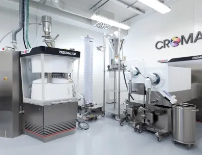 Emerson und IMA Active wollen Software zur optimalen Steuerung kontinuierlicher Fertigungsanlagen wie Prexima Continuous Compression und Croma Continuous Coater von IMA Active entwickeln, um orale Festdosenprodukte mit konsistenten Eigenschaften herzustellen, Bild: Emerson Emerson und IMA Active entwickeln gemeinsam Software für kontinuierliche Fertigung