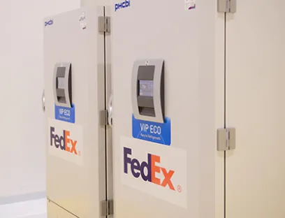 Temperaturkontrollierte Räume und Kühleinrichtungen für Temperaturen von minus 80 bis plus 25 Grad Celsius, Bild: Fedex Fedex temperaturkontrollierte Räume und Kühleinrichtungen