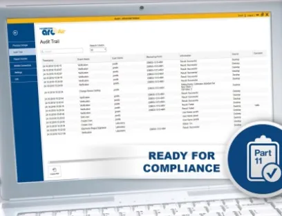 Die Hamilton App erfüllt Anforderungen der Part 11 Compliance von Annex und FDA 21 CFR