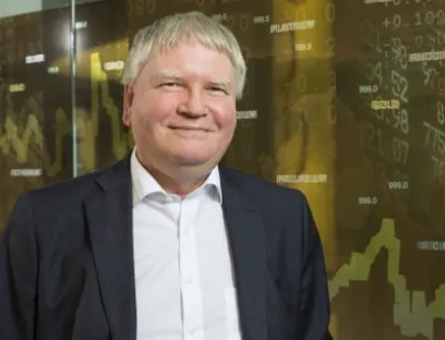 Dr. Marcus Hannakam im Gespräch mit pharmaindustrie-online.de, Bild: Heraeus Precious Metals Dr. Marcus Hannakam