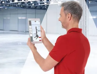 Die Virtual Engineering App von Hovmand hilft bei der digitalen Konfiguration von mobilen Industrie-Hebeliften