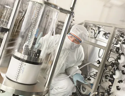 Mit der Zusammenarbeit soll der Herstellungsprozess für Impfstoffe verbessert werden, um diese auch in ärmeren Ländern zu niedrigeren Kosten anzubieten, Bild: Merck KGaA Verbesserung des Impfstoffe Herstellungsprozesses