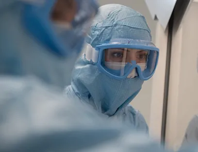 Wissenschaftler bei Merck