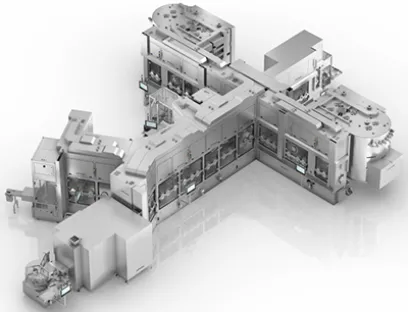 Auf der Achema erhalten Interessierte an der Multi-Use-Fülllinie Einblicke in eine integrierte Abfülllösung mit Isolator, Bild: Optima Auf der Achema erhalten Interessierte an der Multi-Use-Fülllinie Einblicke in eine integrierte Abfülllösung mit Isolator