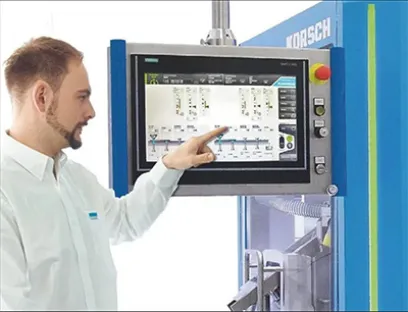 Korsch und Siemens wollen zukünftig gemeinsam die Themen künstliche Intelligenz und Datenanalyse im großen Maßstab vorantreiben, Bild: Siemens Korsch Tablettenpressen mit Siemens Technik