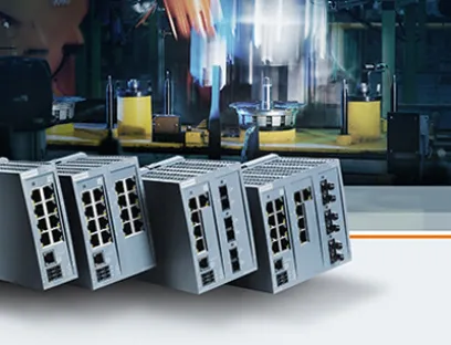 Neue Produktlinie von Switches bieten hohe Datenraten bis zu 100 Mbit/s und eine Vielzahl von Funktionen, Bild: Siemens Switches von Siemens