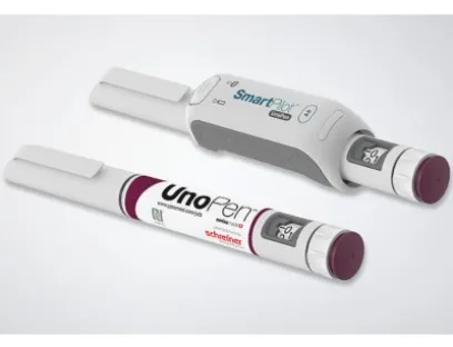 Die Kombination aus dem NFC-Label von Schreiner Medipharm zusammen mit dem „UnoPen“ und „SmartPilot“ von Ypsomed trägt zu mehr Patientensicherheit bei, Bild: Schreiner Medipharm Die Kombination aus dem NFC-Label von Schreiner Medipharm zusammen mit dem „UnoPen“ und „SmartPilot“ von Ypsomed trägt zu mehr Patientensicherheit bei