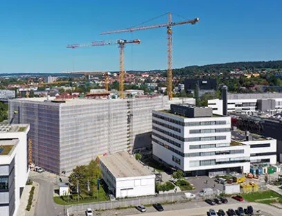 Umfangreiche Baumaßnahmen am Vetter-Standort in Ravensburg, Bild: Vetter Pharma Umfangreiche Baumaßnahmen am Vetter-Standort in Ravensburg