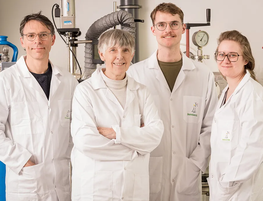 Innoverda-Team im Labor