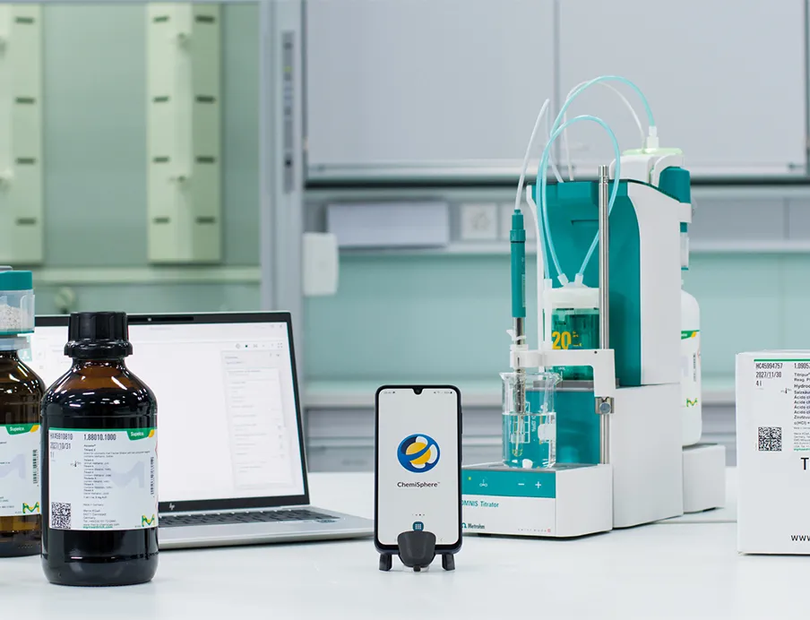 Chemisphere App für sofortigen Zugriff über 2D-Barcodes auf Produktdokumentation und Qualitätsdaten der Life-Science-Produkte von Merck