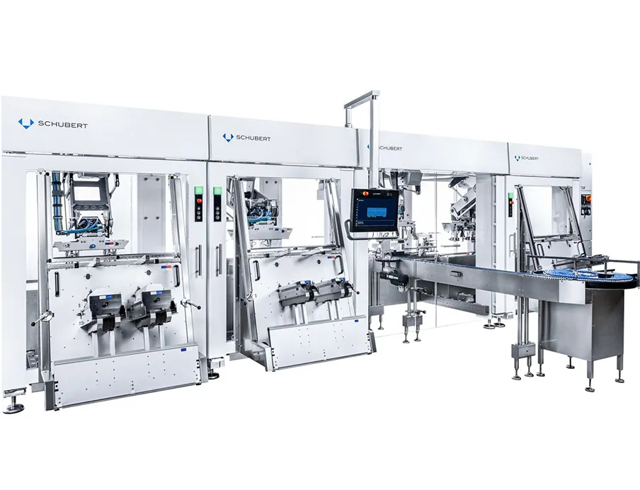 Modulare Verpackungslösungen: TLM-Kartonierer für Vials im Hygienic Design